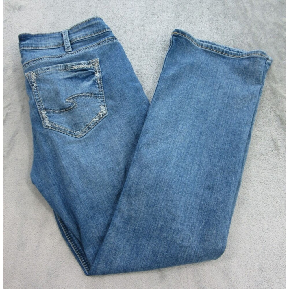 Silver Jeans Womens 30 x30 (Tag 33x33) Suki Bootcut Medium Wash Blue